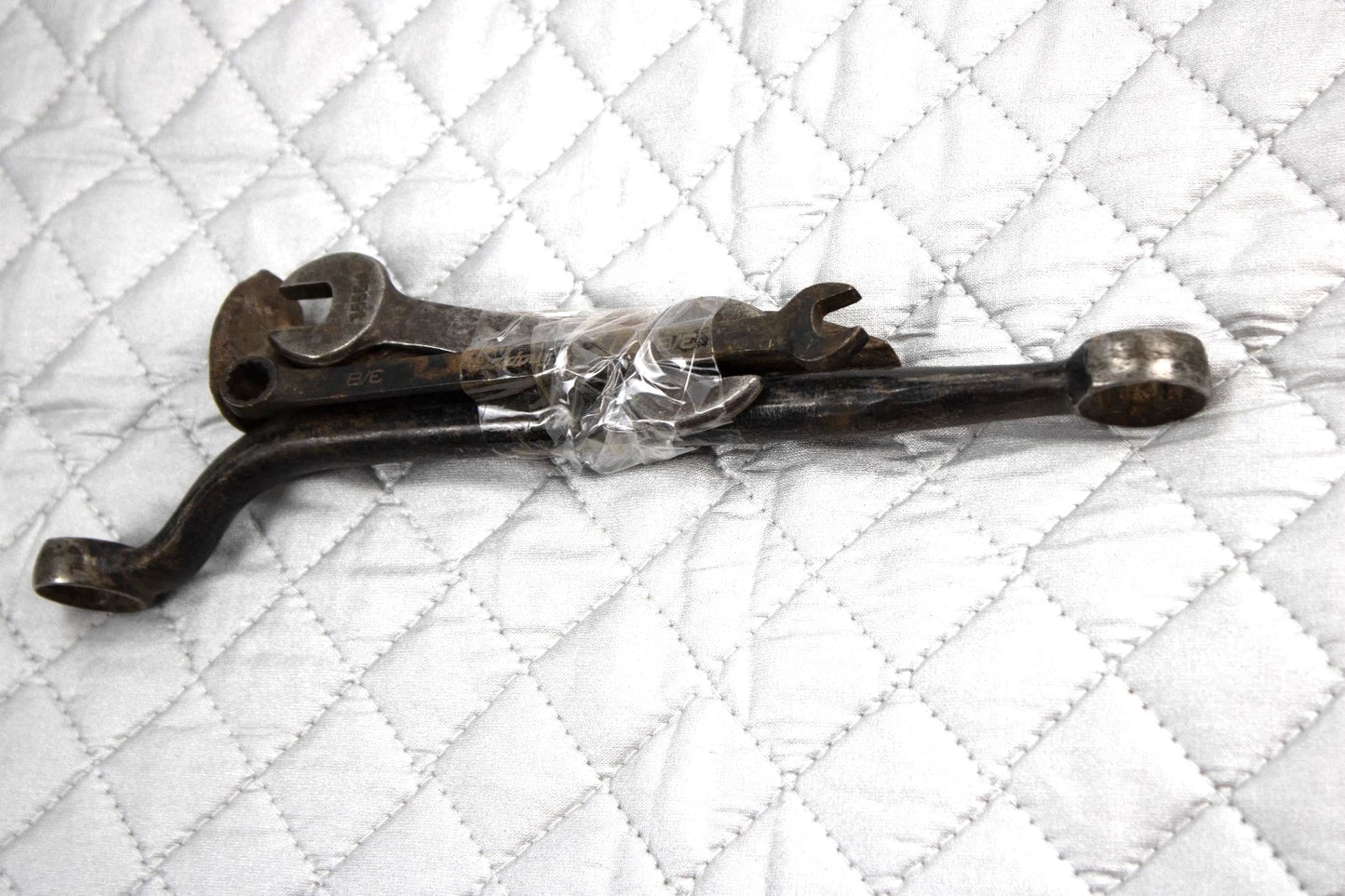 Vintage USA Drop Forged Wrenches | Mixed Lot – 3/8, 3556-4, Curved Box End | Bar