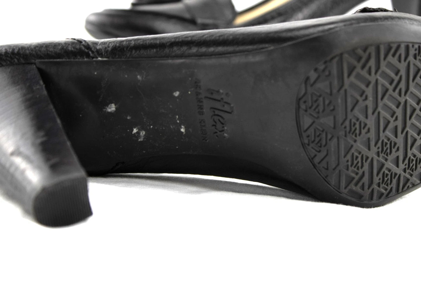 AK Anne Klein iFlex Black Leather Tassel Heels | Size 8.5M | Classic Loafer Pump