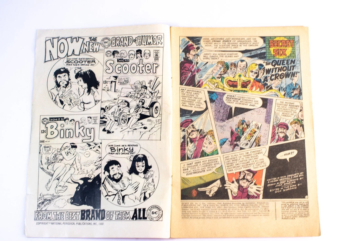 Secret Six #5 – DC Comics – Jan 1969 – Silver Age – “The Queen Without a Crown"
