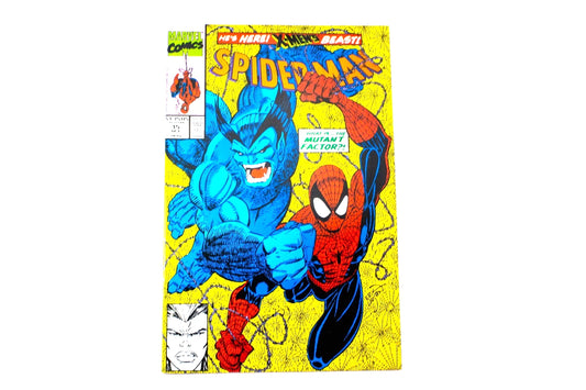 🔥 Marvel Comics Spider-Man #15 (1991) — X-Men’s Beast Crossover — The Mutant