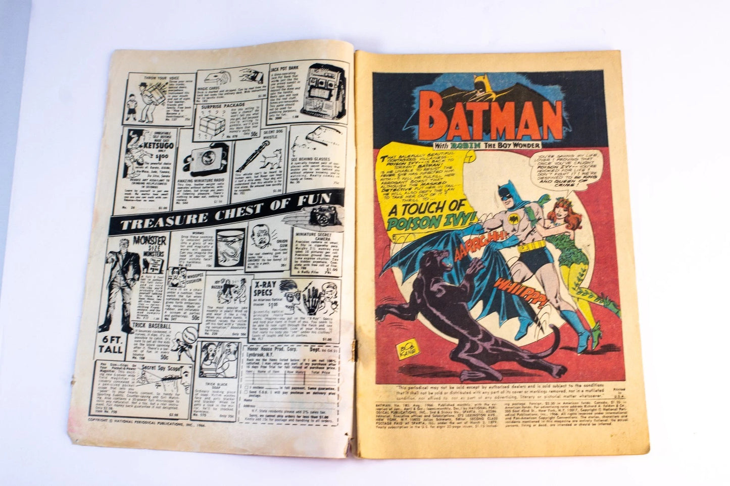 🔥 Batman #183 (Aug 1966, DC Comics) • Silver Age • Iconic "Lazy Batman TV Cover