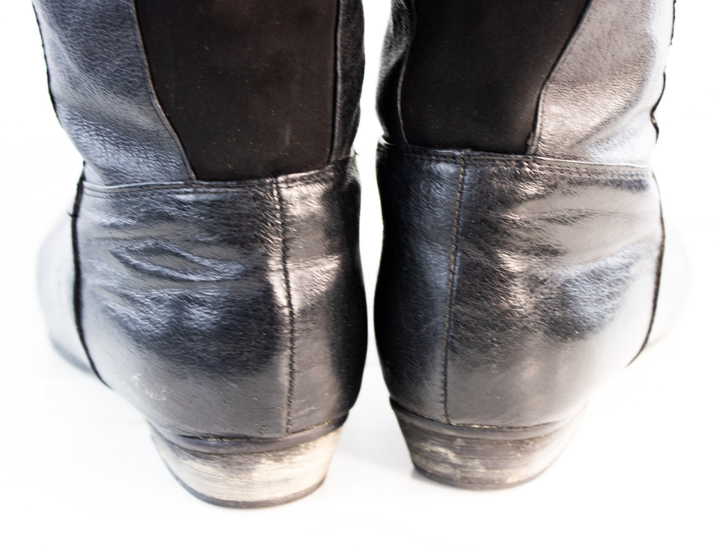 Tall Black Riding Boots - Womens Knee High Pull On Boots