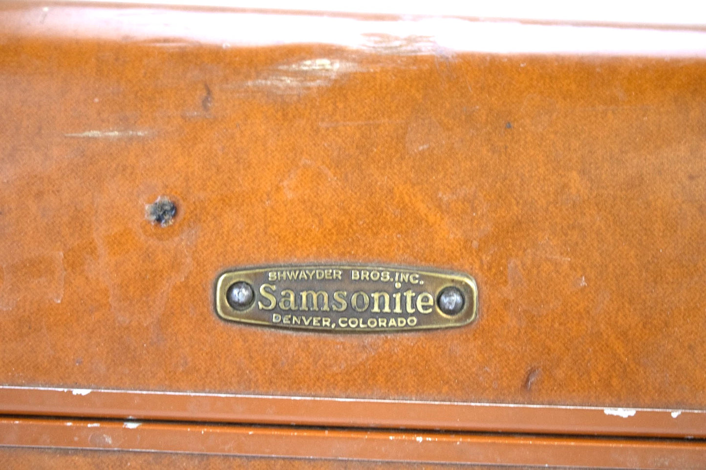 🧳 Vintage 1940s Samsonite Shwayder Bros Suitcase | Style 4616 Hard Shell Luggag