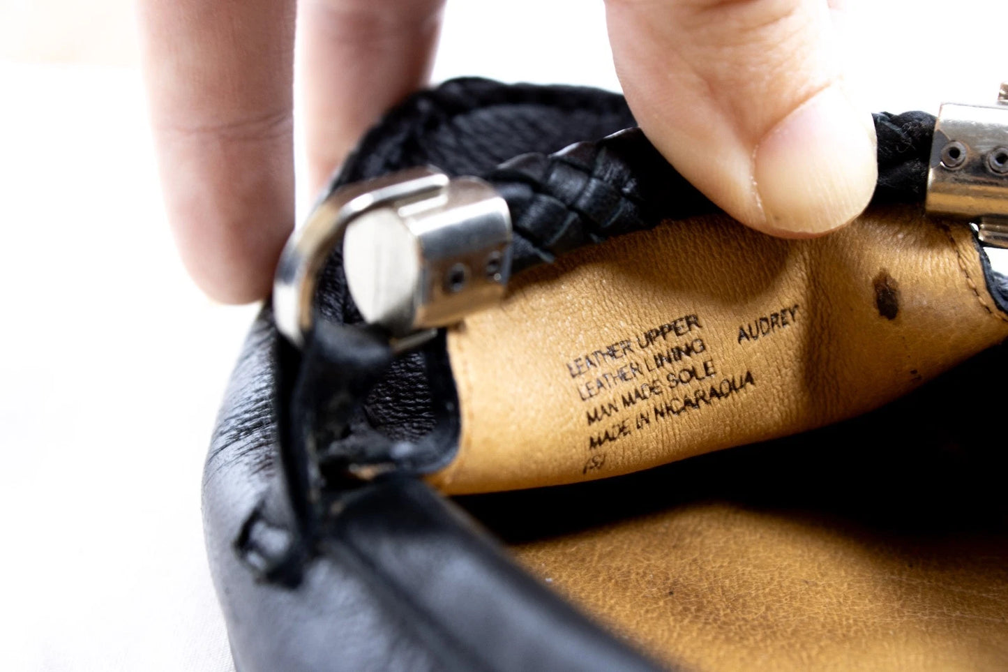 Antonio Melani Audrey Black Leather Loafers – Women’s 9M – Classic Comfort Flats