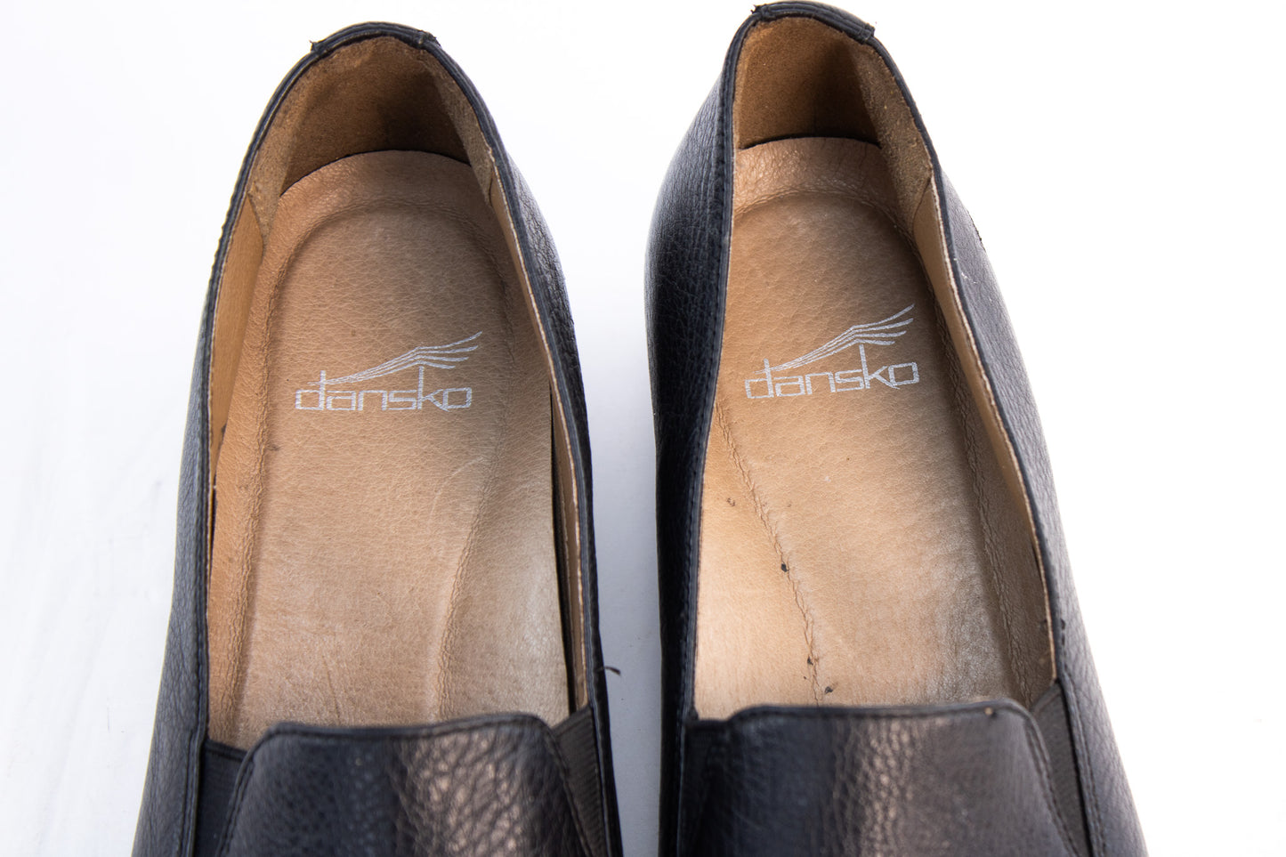 Dansko Black Leather Professional Comfort Slip-On Shoes – Women’s 8.5 (EU 39)