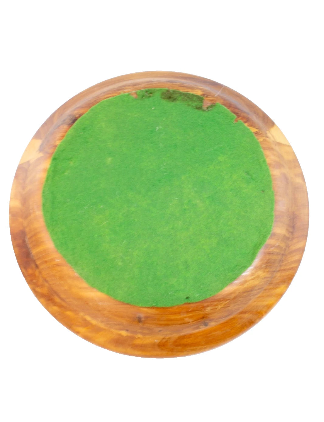 VINTAGE 1950s HAND-TURNED HARDWOOD SERVING BOWL – MIDCENTURY MODERN