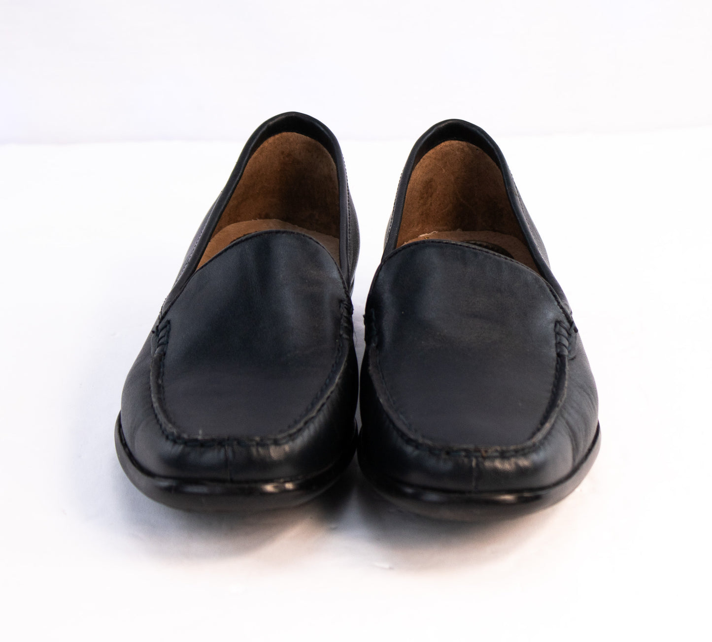 Hush Puppies Black Leather Loafers Women’s 7.5 – WaveReflex Comfort