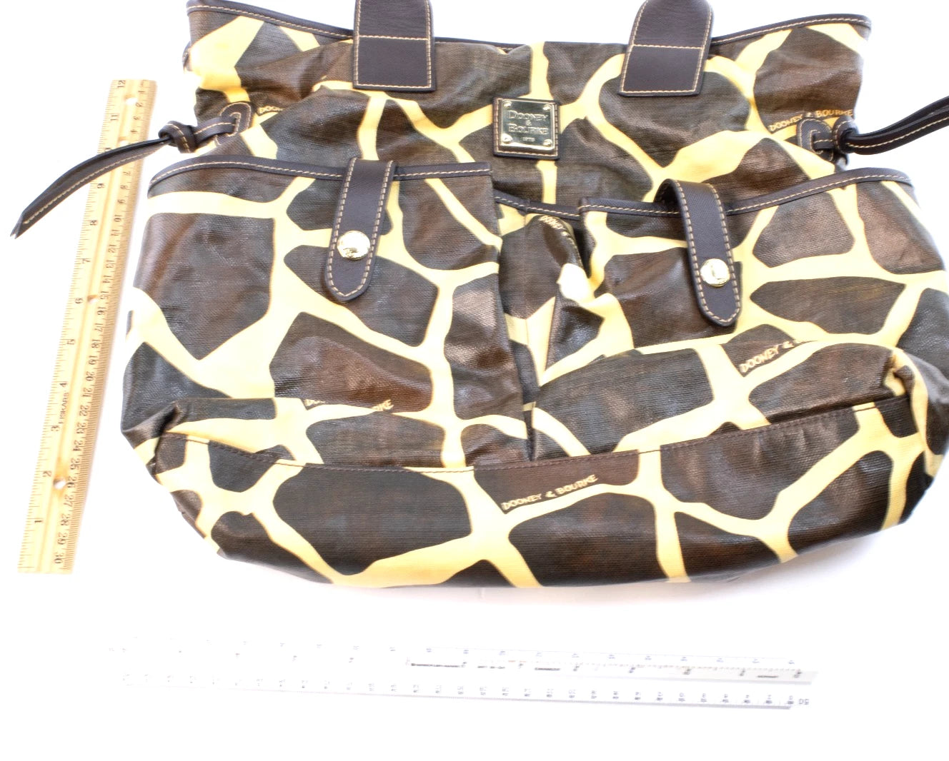 Dooney & Bourke Giraffe Print Large Tote Bag