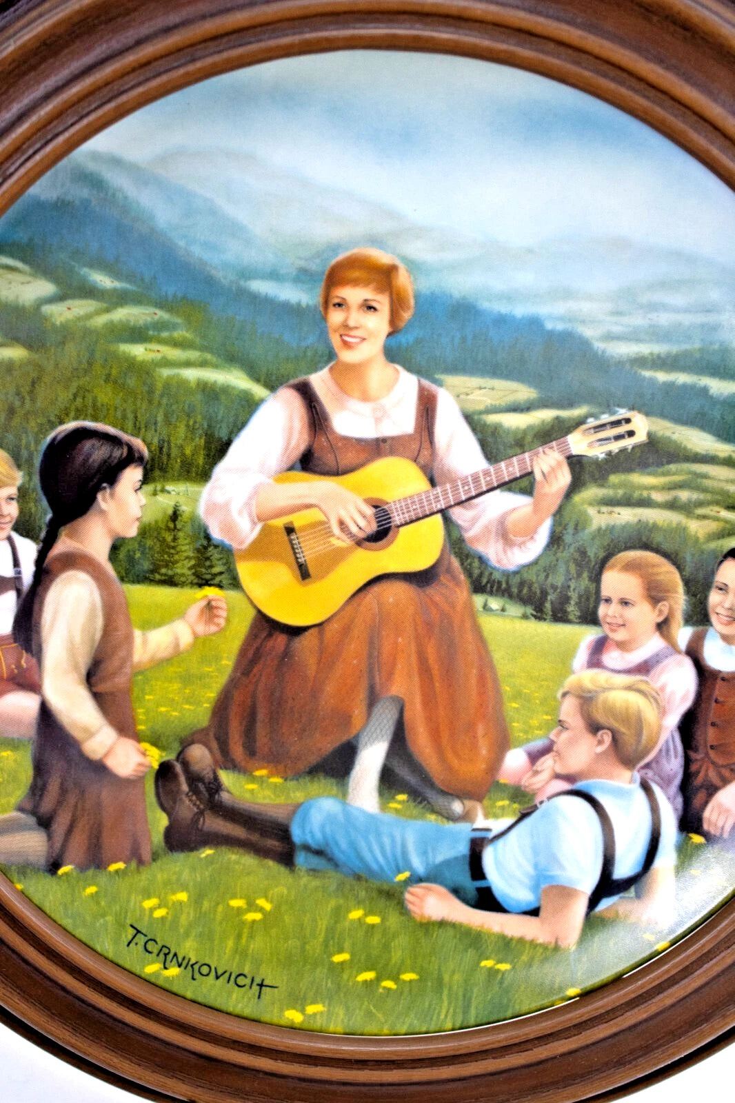 Vintage Knowles Sound of Music Plate Set – 5 Plates by T. Crnkovich – 1980s