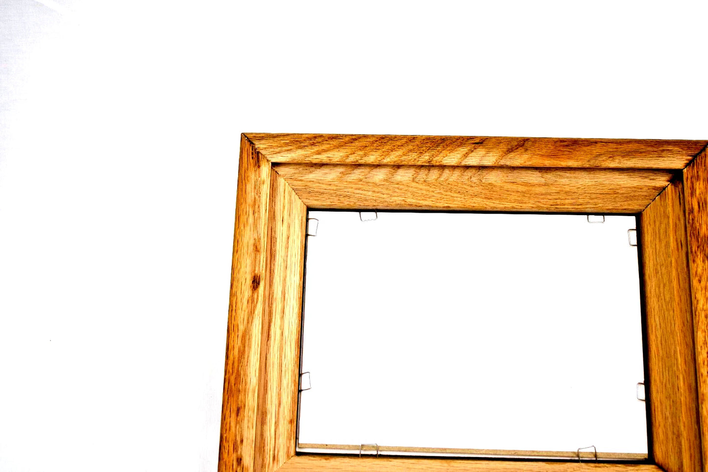 Vintage Foil Cottage Prints – Set of 2 English Countryside in Wood Frames