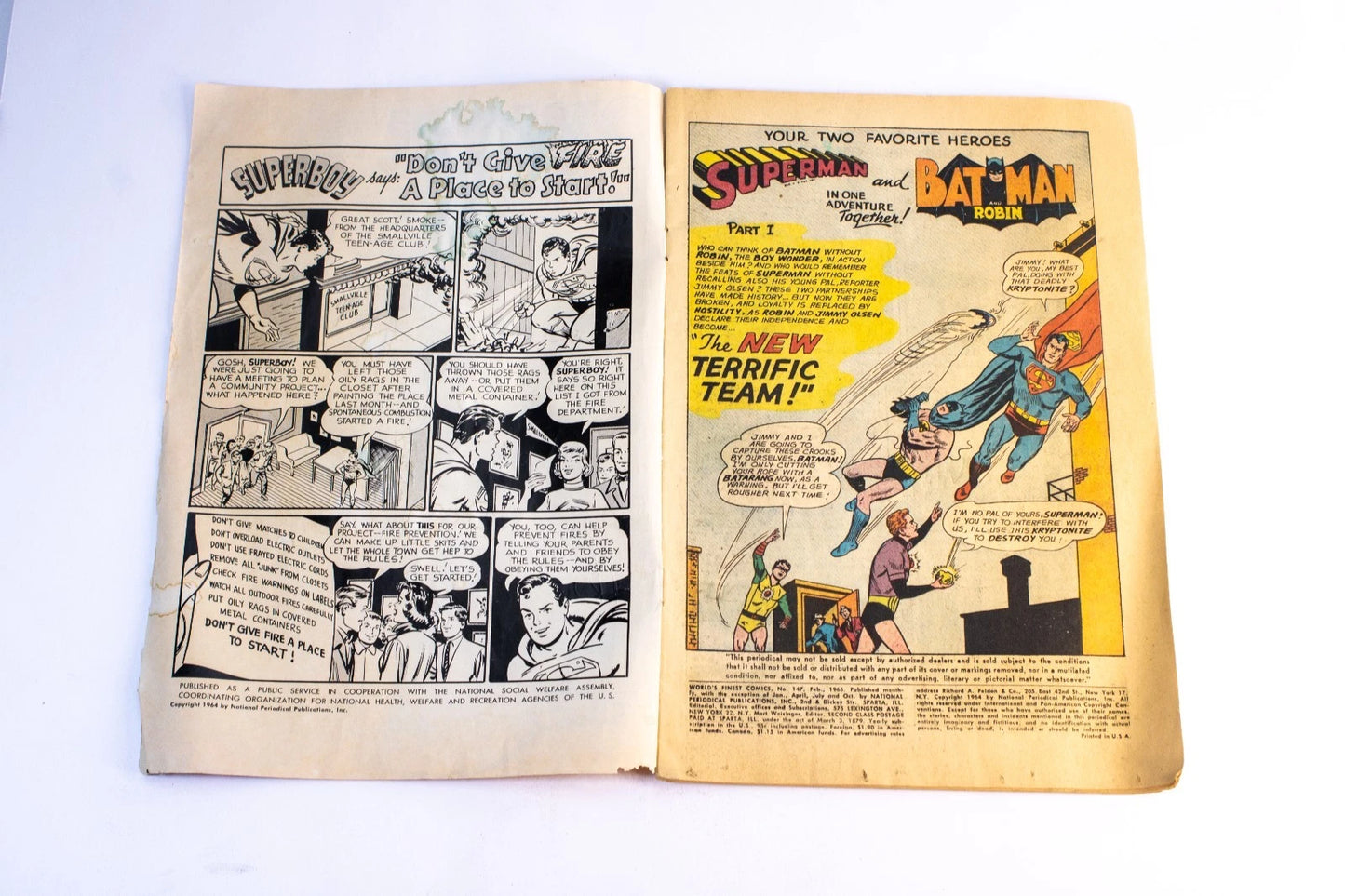 🔥 3-Issue Lot – World’s Finest Comics #147 (1965), #150 (1965), #157 (1966)