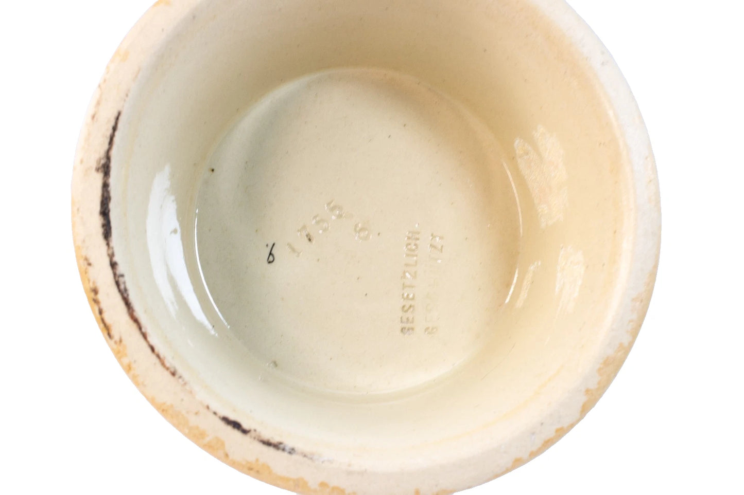 Vintage West German Beer Stein – “Viel besser fröhlet jeder Hahn” – Hand-Painted