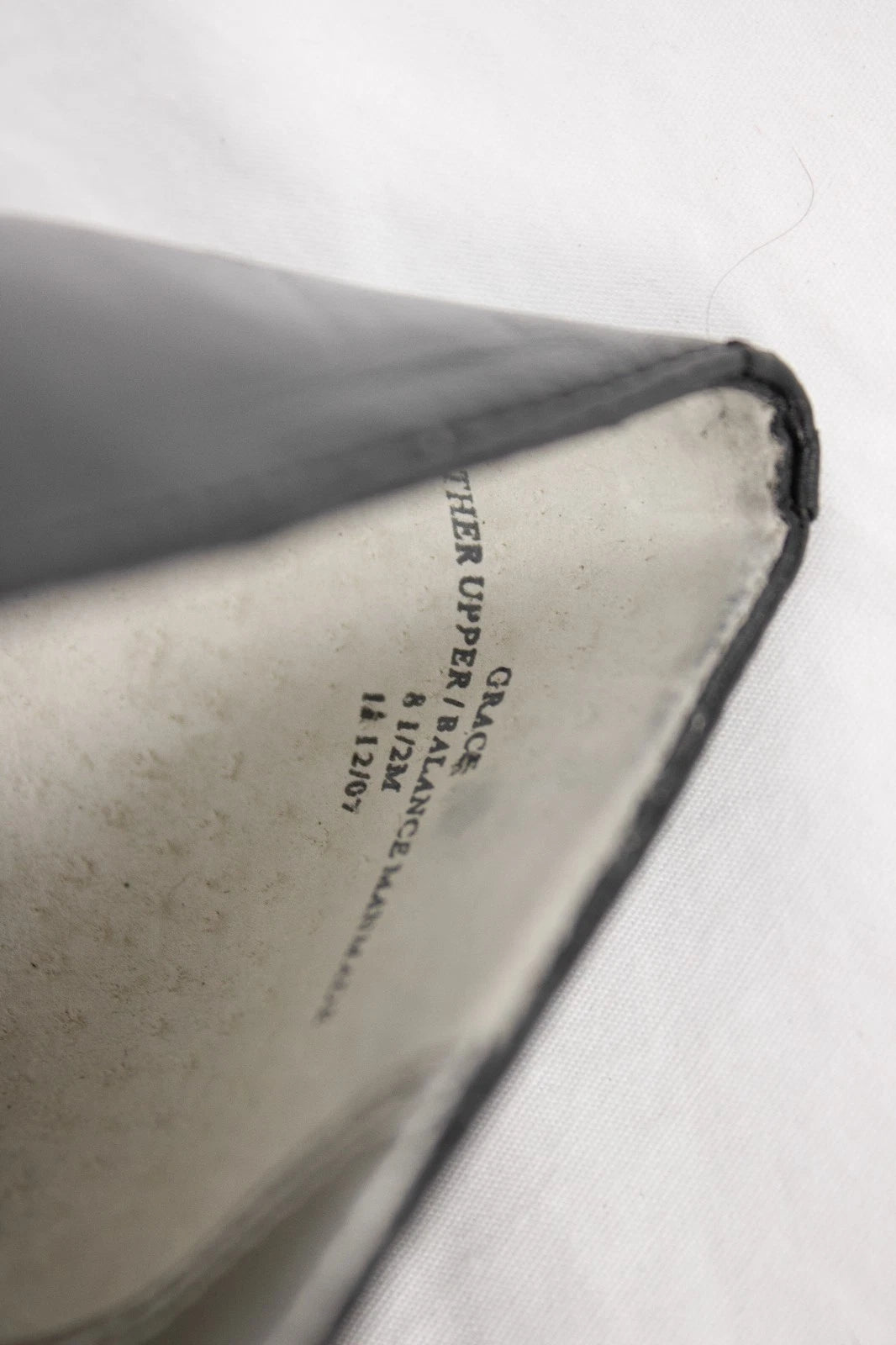 Liz Claiborne Black Leather Heels | “Grace” 8.5M Peep-Toe Pumps | Vintage