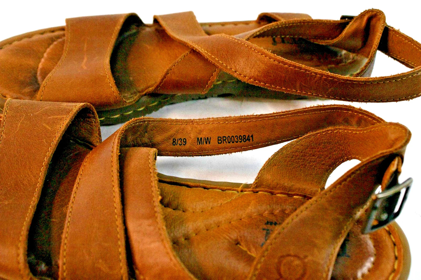 Born Women’s Size 8 EU 39 Brown Leather Strappy Sandals