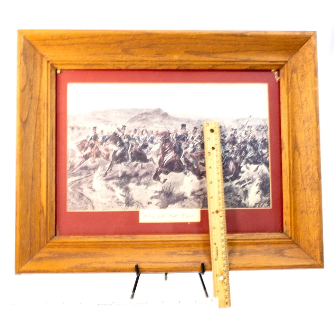 “CHARGE OF THE LIGHT BRIGADE” – CHEVRON HISTORY SERIES NO. 15 – FRAMED MILITARY