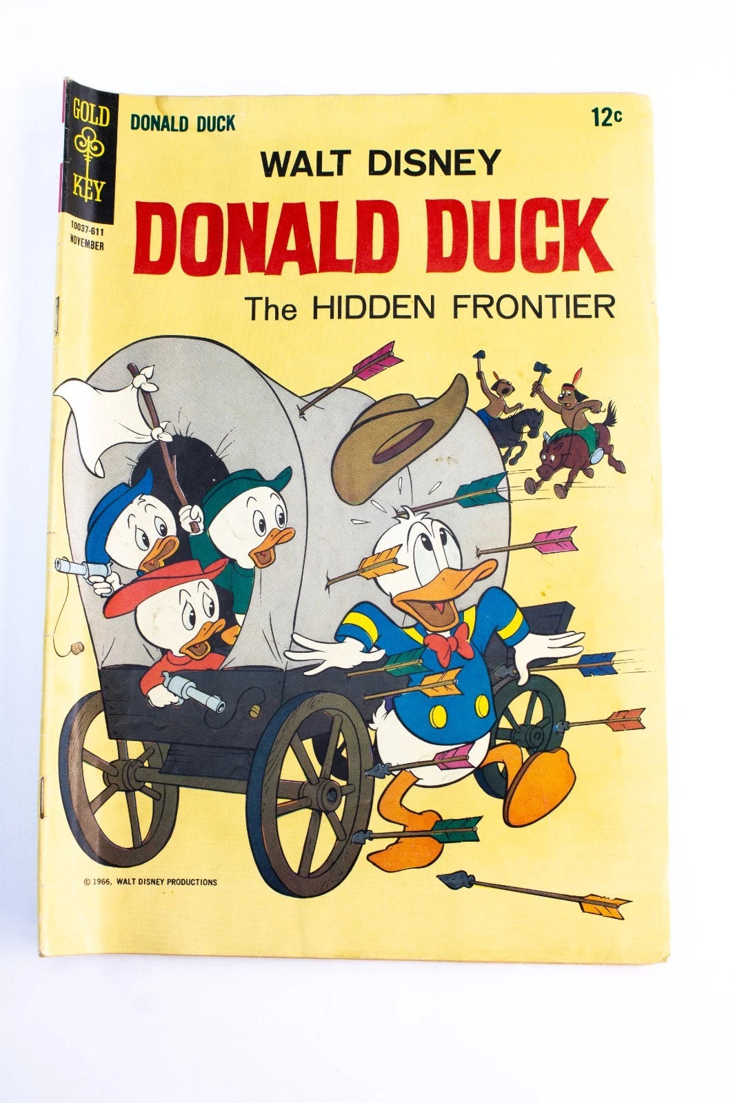 1966 Gold Key Donald Duck Comic #110 – The Hidden Frontier – Vintage Disney