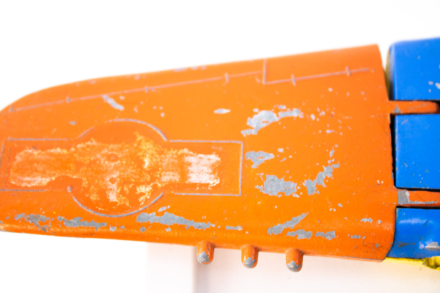 Vintage Hubley Tin Toy Airplane | USA Made Metal Toy
