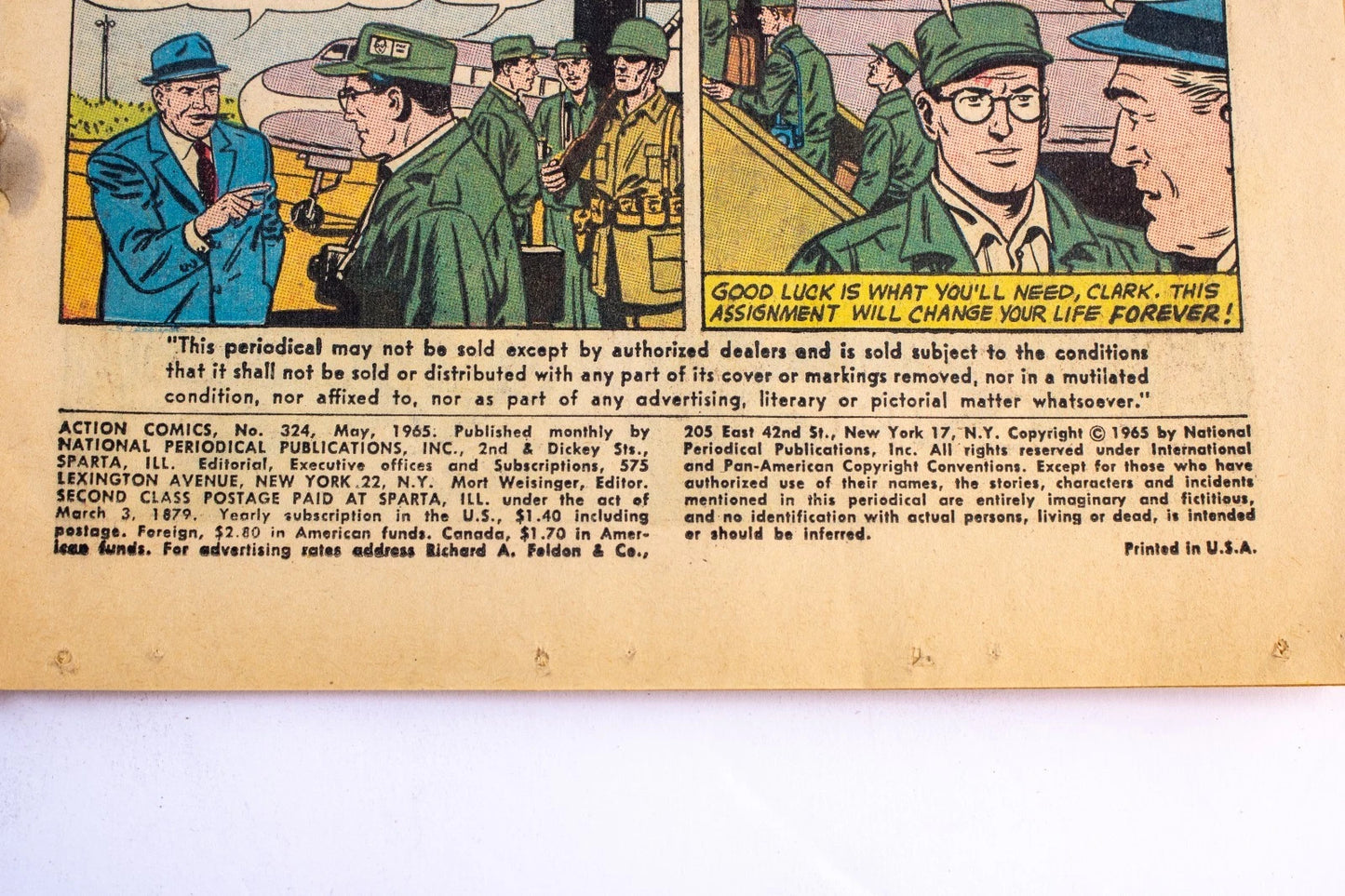 Action Comics #324 (May 1965, DC Comics) – Superman & Supergirl Silver Age Key