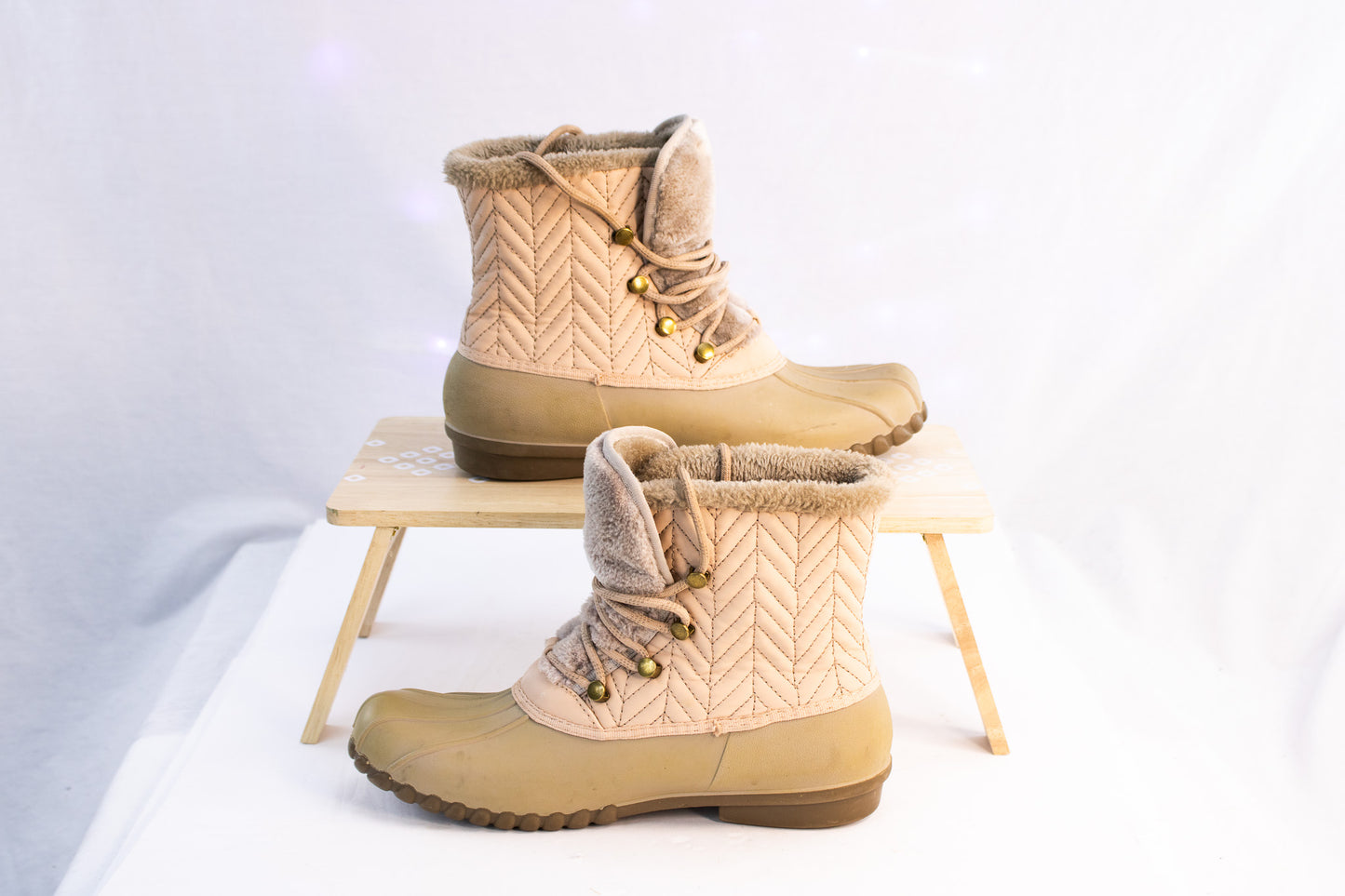 Baretraps Quilted Duck Boots | Faux Fur Lined Winter Boots | Women’s 6.5
