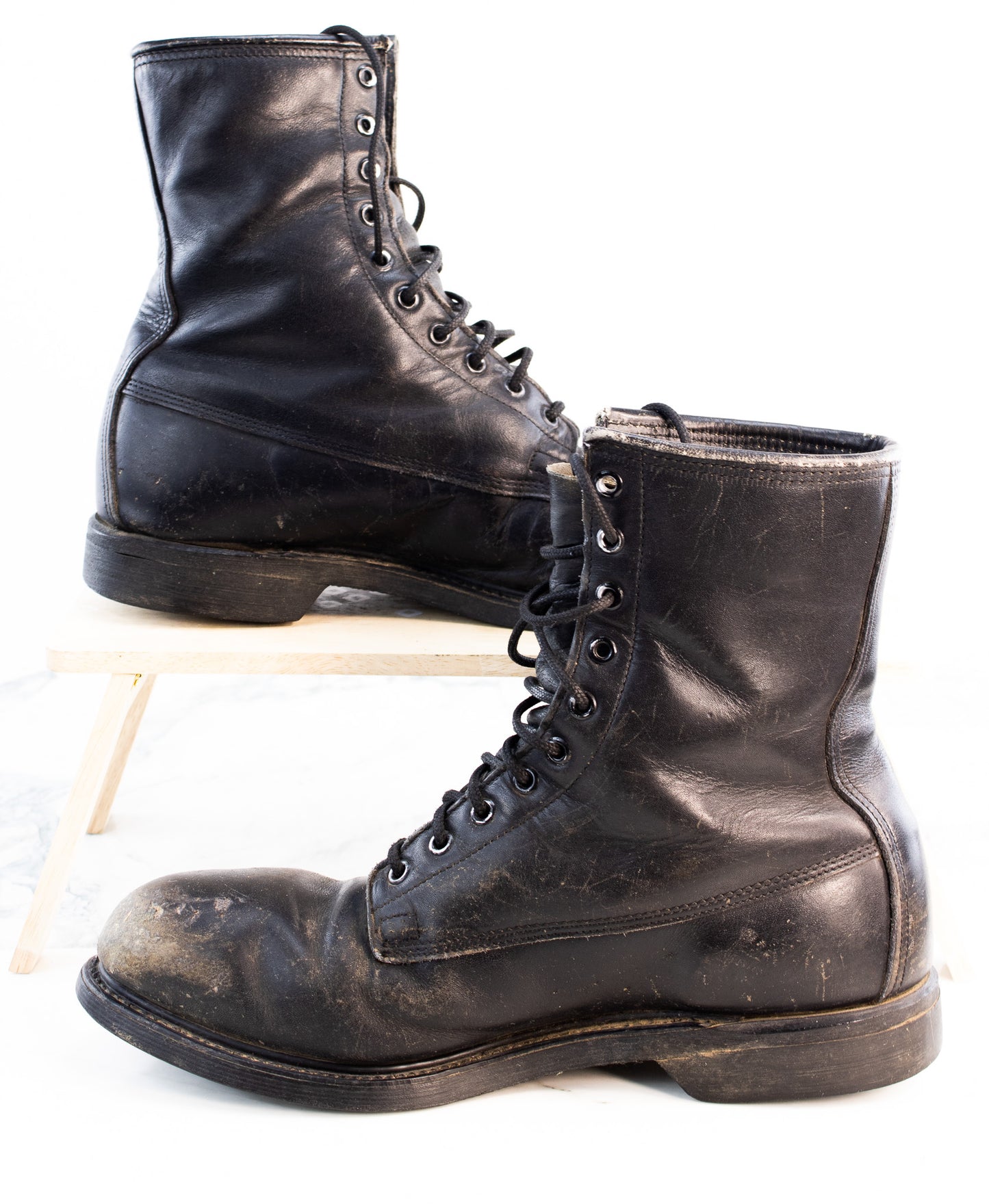 1980 US Military Combat Boots Cove Shoe Co Mens 9.5 Vintage Army Boots