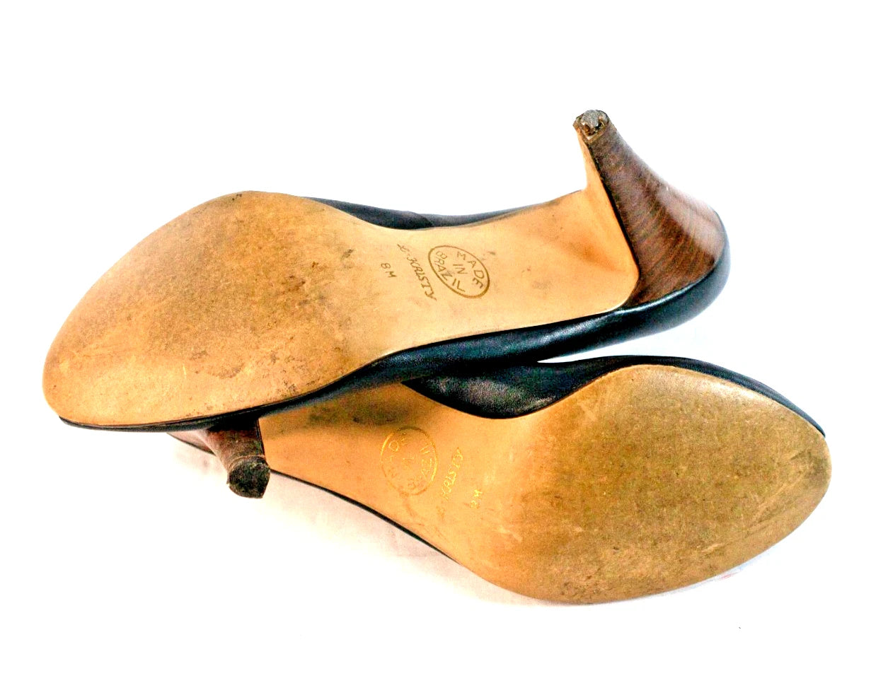 🔥 Classic Nine West “L-Kristy” Heels – Size 8M – Made in Brazil 🔥