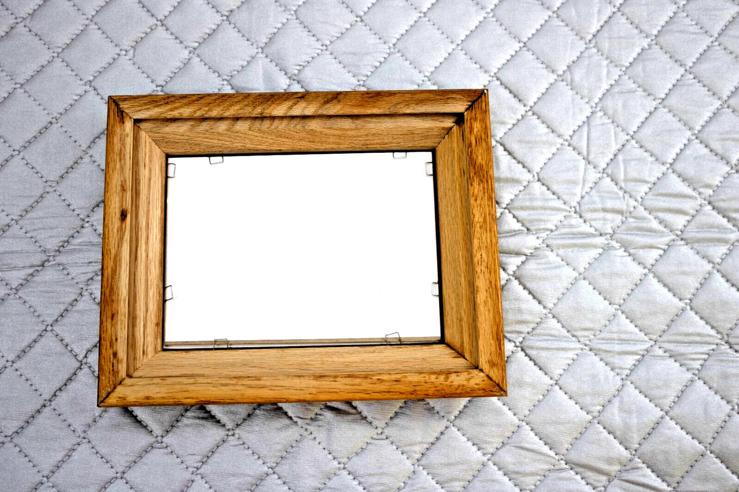 Vintage Foil Cottage Prints – Set of 2 English Countryside in Wood Frames