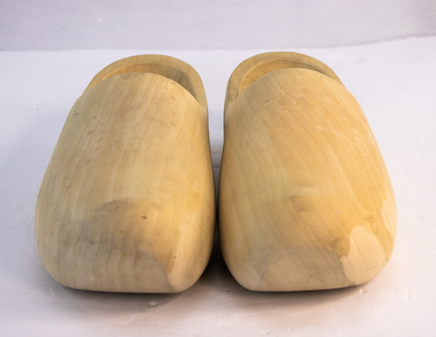 Vintage Wooden Clogs Size 27 EU – Hand-Carved European Folk Art Pair