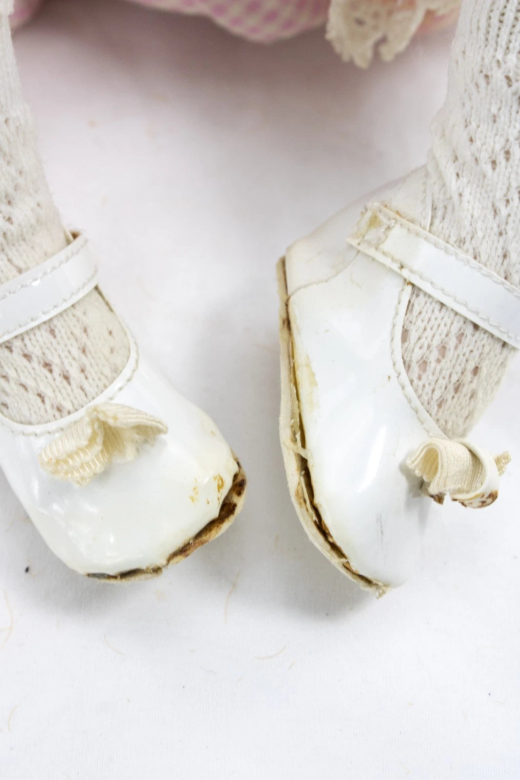 1993 MBI Karen A. Porcelain Doll in Pink Gingham Outfit 22" Vintage Collectible