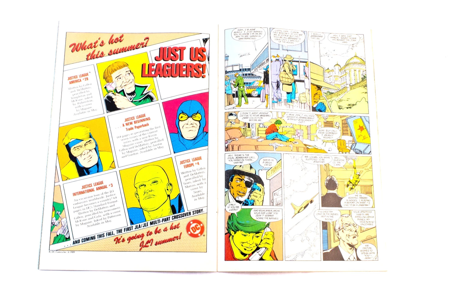 1989 DC The New Titans #55 Presenting Troia Wolfman Pérez Tanghal