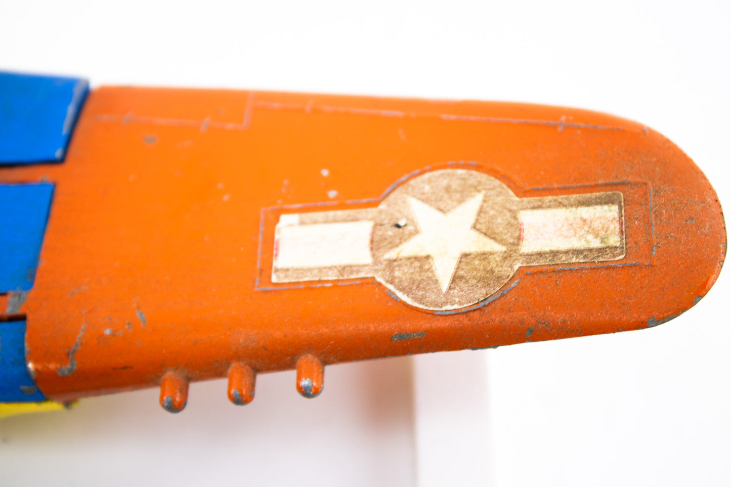 Vintage Hubley Tin Toy Airplane | USA Made Metal Toy