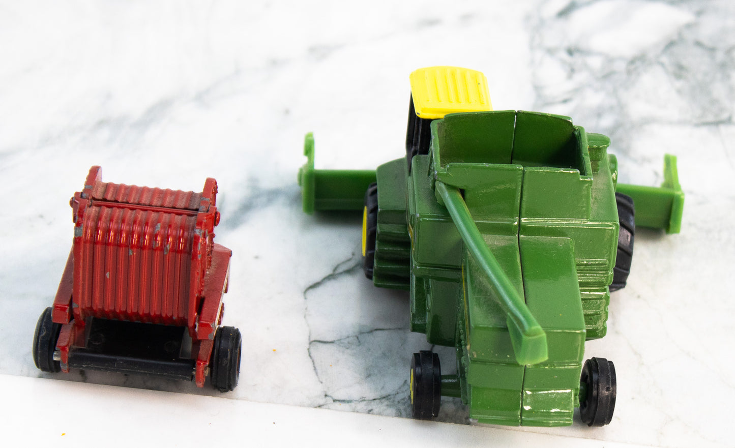 John Deere Combine Toy International Harvester 540 Baler Farm Toy Lot