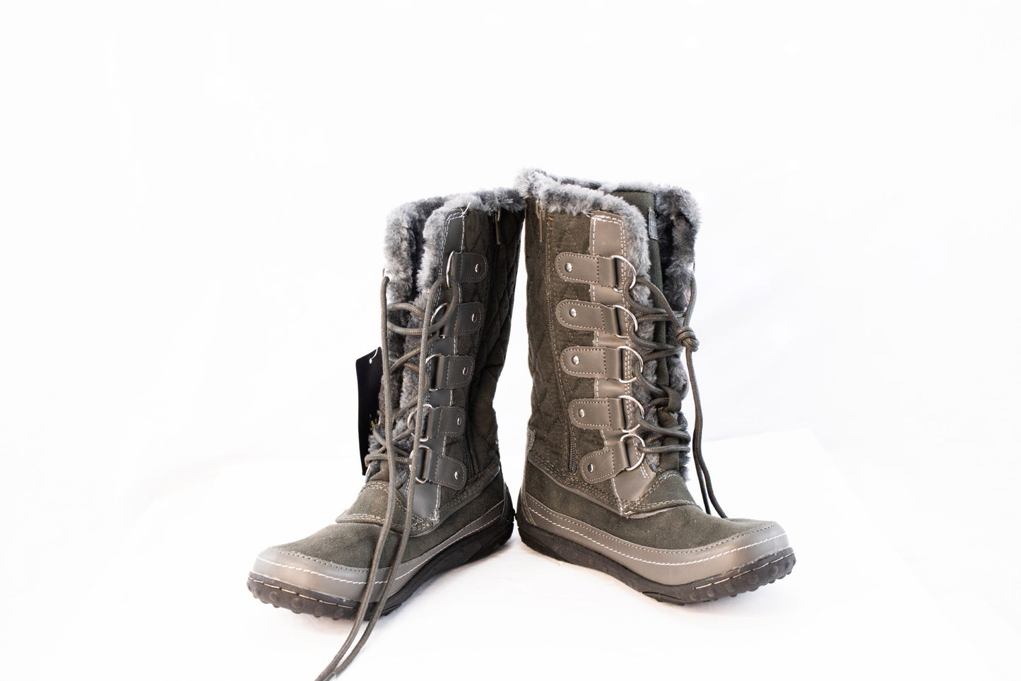 🥾 U.S. Polo Assn. Quilted Winter Boots – Women’s 6