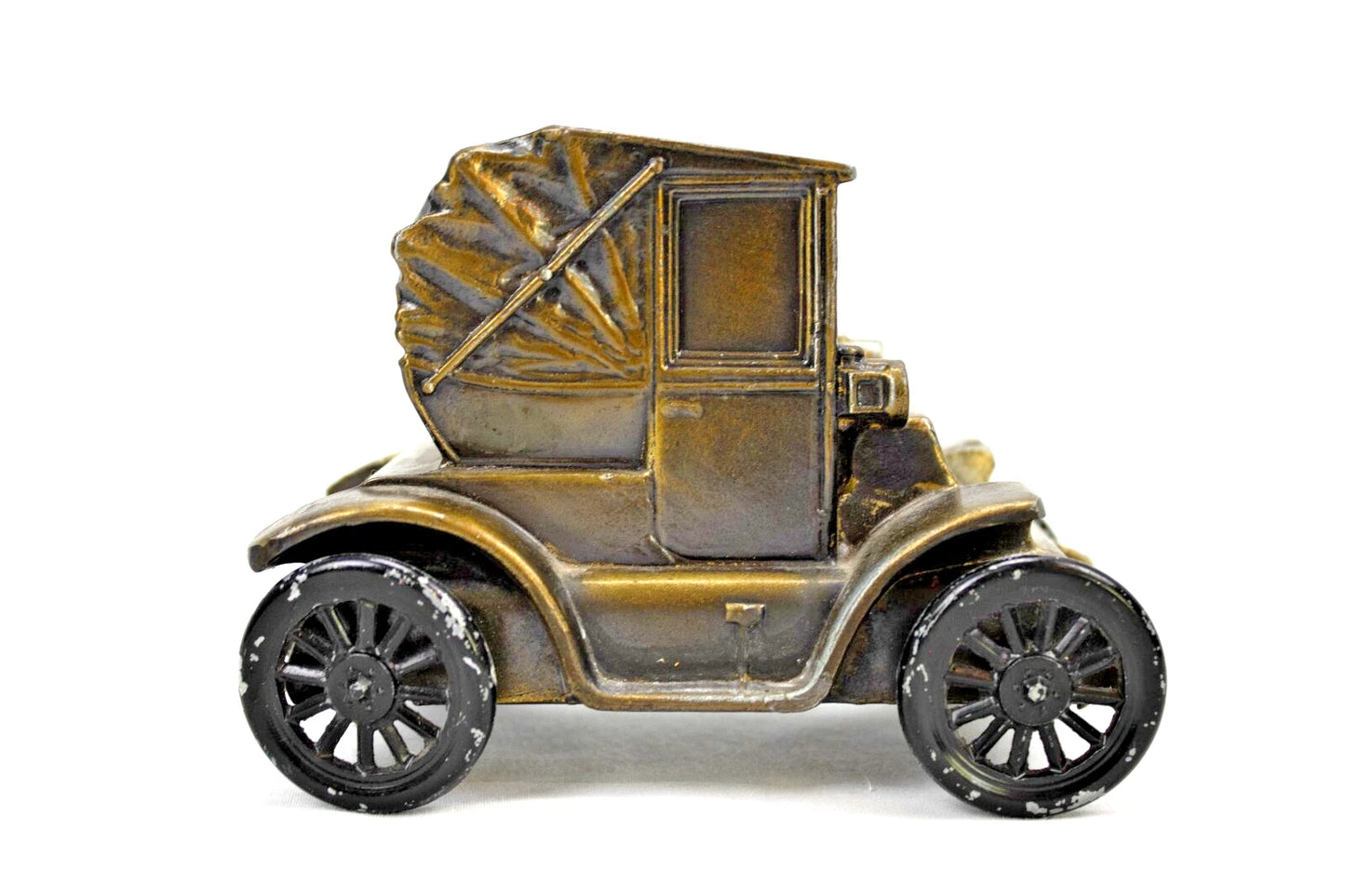 Vintage Die-Cast Coin Bank Cars Lot (4) – 1980s First Fed Promo Metal Vehicles