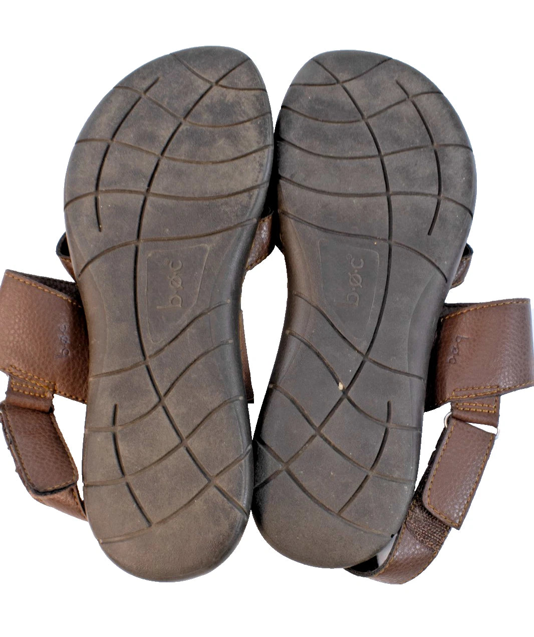 👢 b.ø.c by Born Concept | Brown Strappy Comfort Sandals | Size 9M