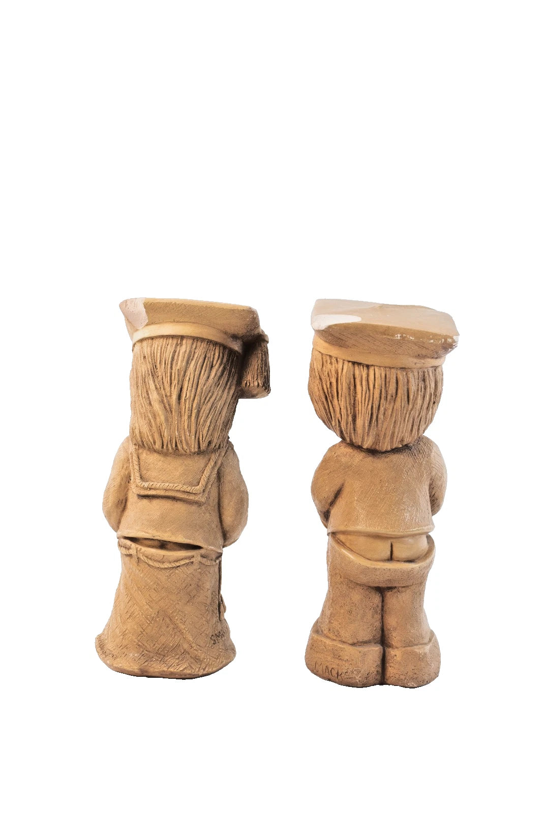 🎓 Fanny Kins “Wise Gal” & “Wise Guy” Graduation Figurine Set – 1970s Resin