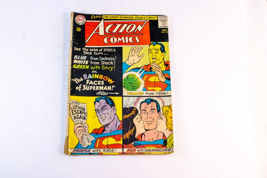 Action Comics #317 (Oct 1964) – Silver Age DC – “The Rainbow Faces of Superman!"
