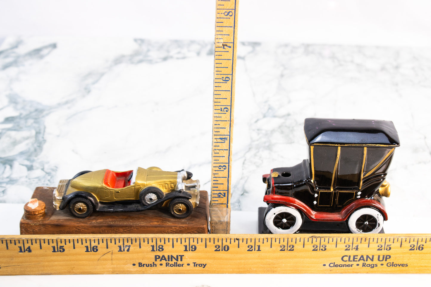 Car Coin Banks Lionstone Stutz Bearcat & Japan Ceramic Bank