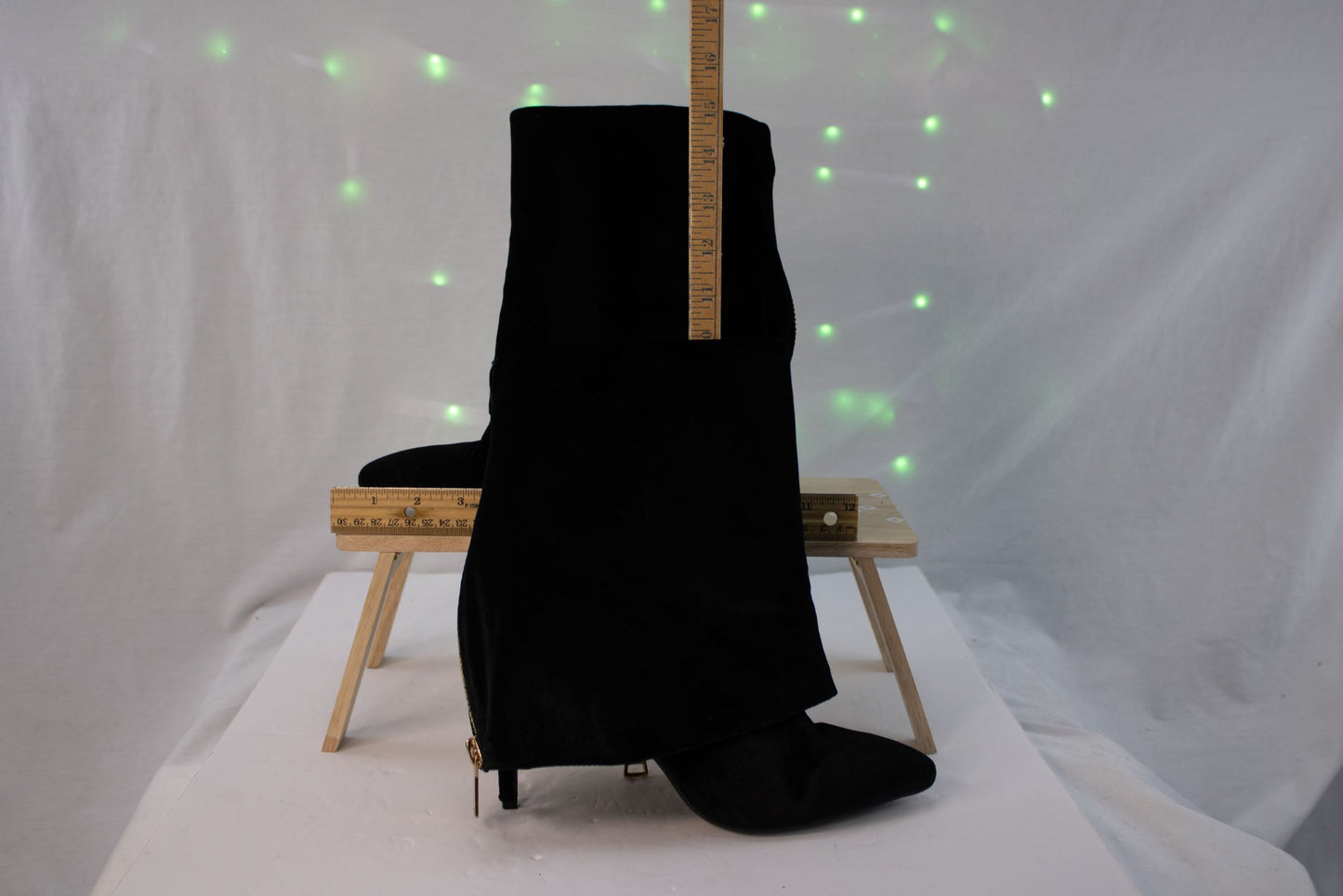Chioe-T Black Suede Zip Ankle Boots – Women’s Size 10