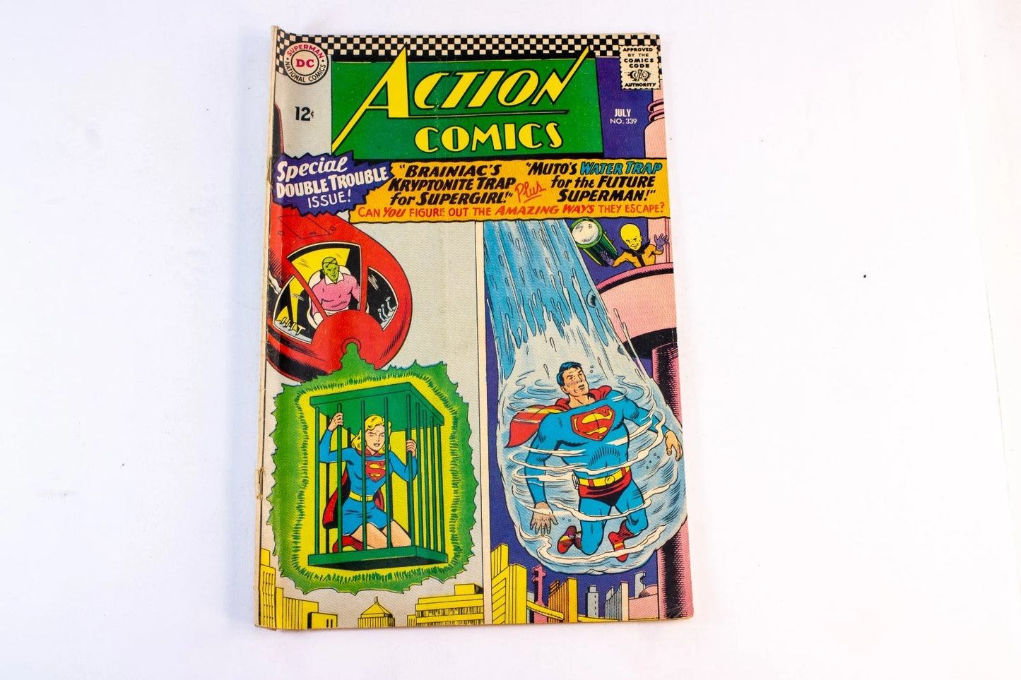 Action Comics #339 (July 1966, DC) – Brainiac’s Kryptonite Trap for Supergirl