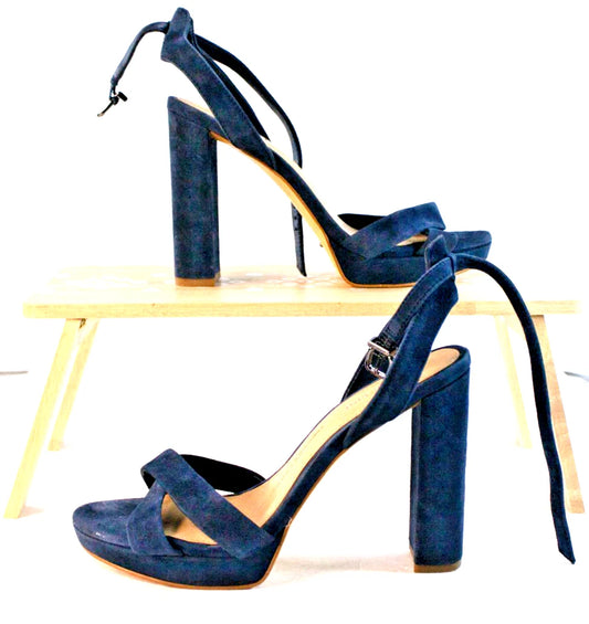 💙 Step Up in Navy – Gianni Bini Block Heel Sandals - 8M💙