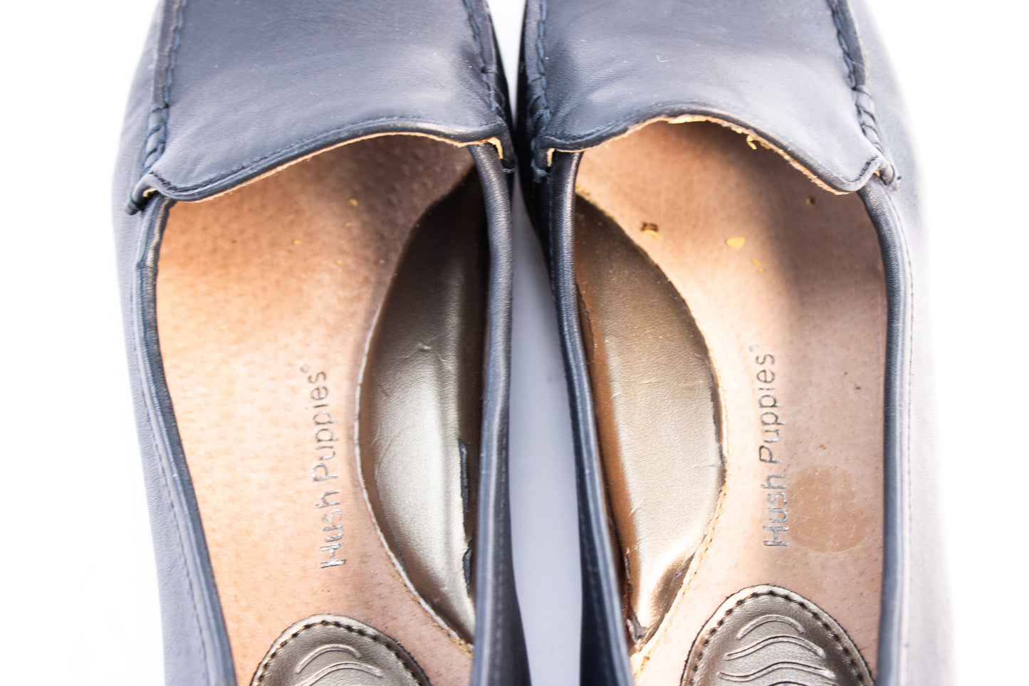 Hush Puppies Black Leather Loafers Women’s 7.5 – WaveReflex Comfort