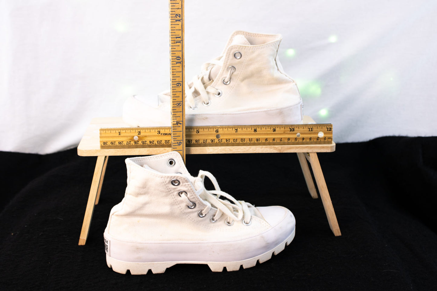 Converse Chuck Taylor All Star Lugged Hi White Womens 6 EU 36.5