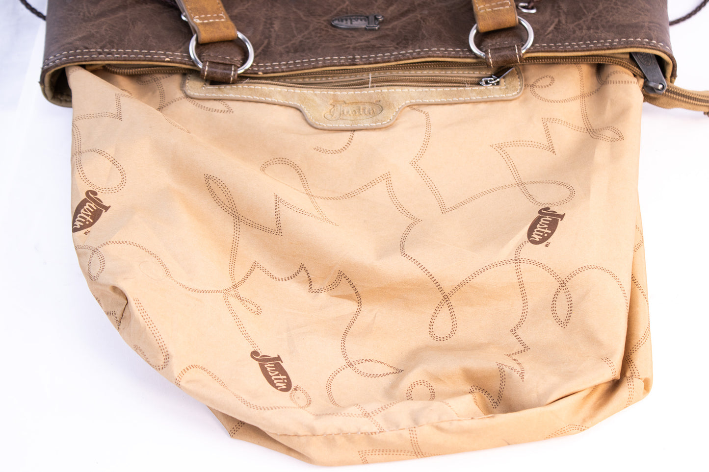 Trinity Ranch Cowhide Concealed Carry Tote | Western Studded Leather Handbag