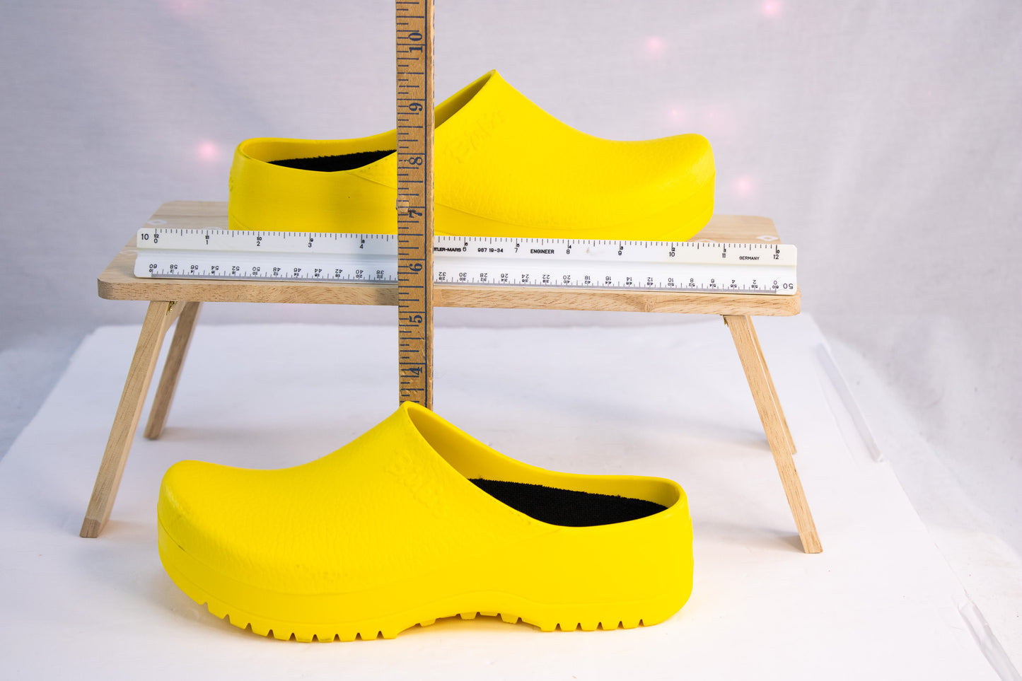 Vintage-Style Birkenstock Profi-Birki Yellow Clogs | EU 37