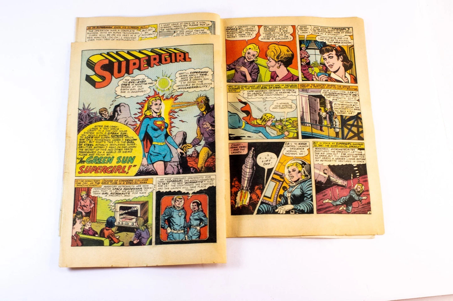 Action Comics #337 (1966, DC) Superman “From Riches to Rags!” + Supergirl Backup