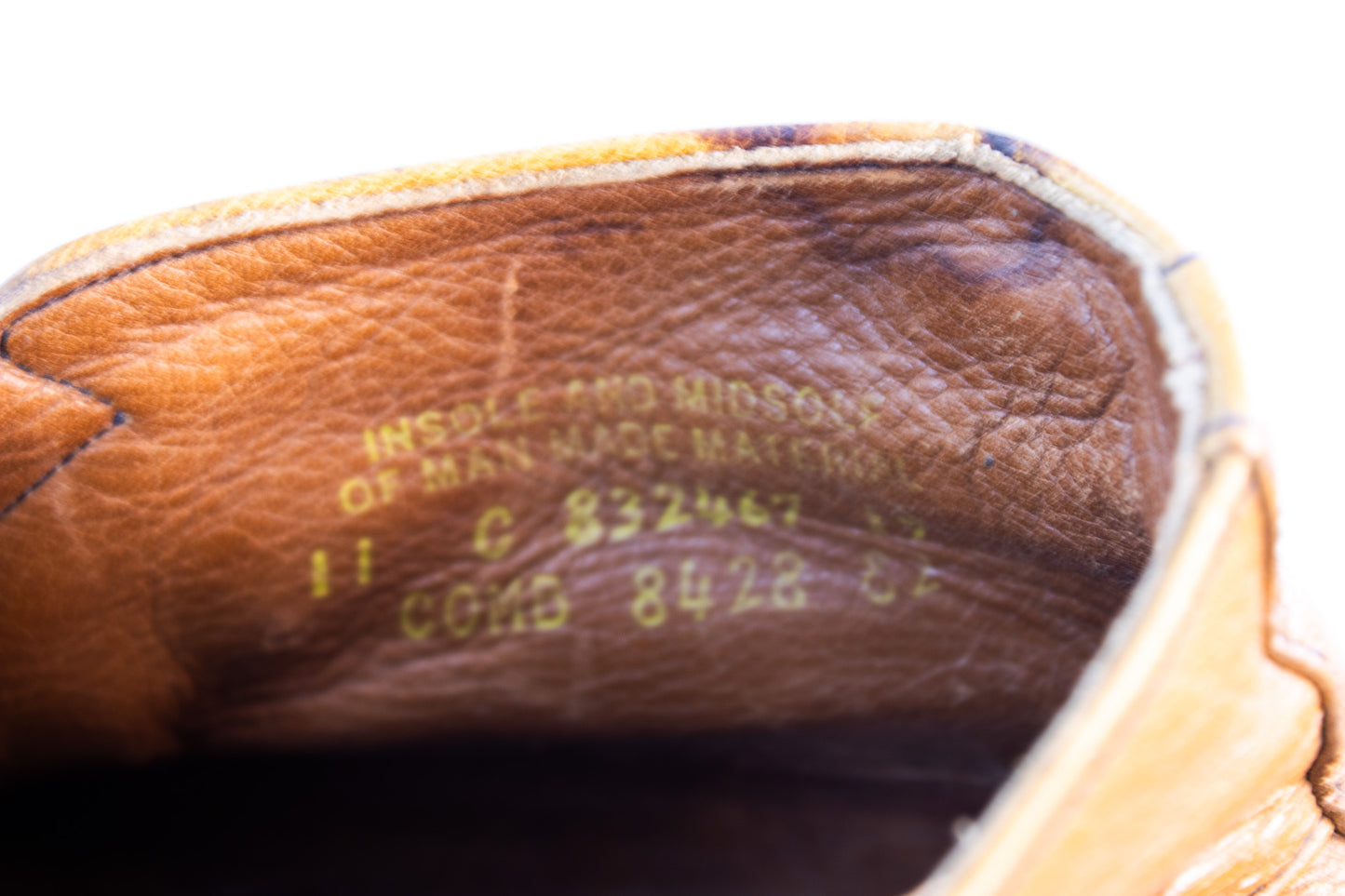 Italian Cognac Leather Buckle Boots Mens 11 Handmade Dress Boots