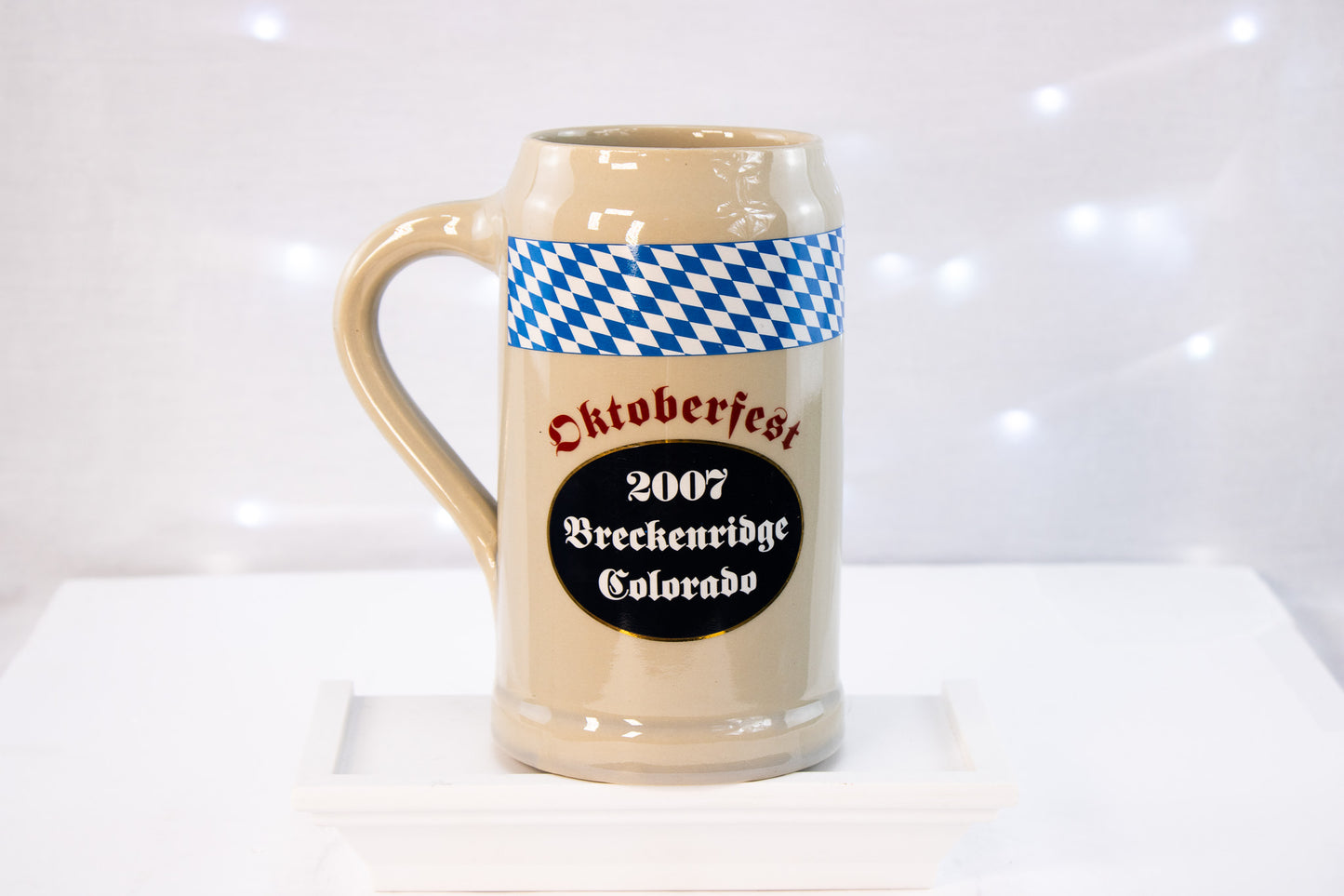 2007 Breckenridge Oktoberfest German Beer Stein – Paulaner Stoneware Mug