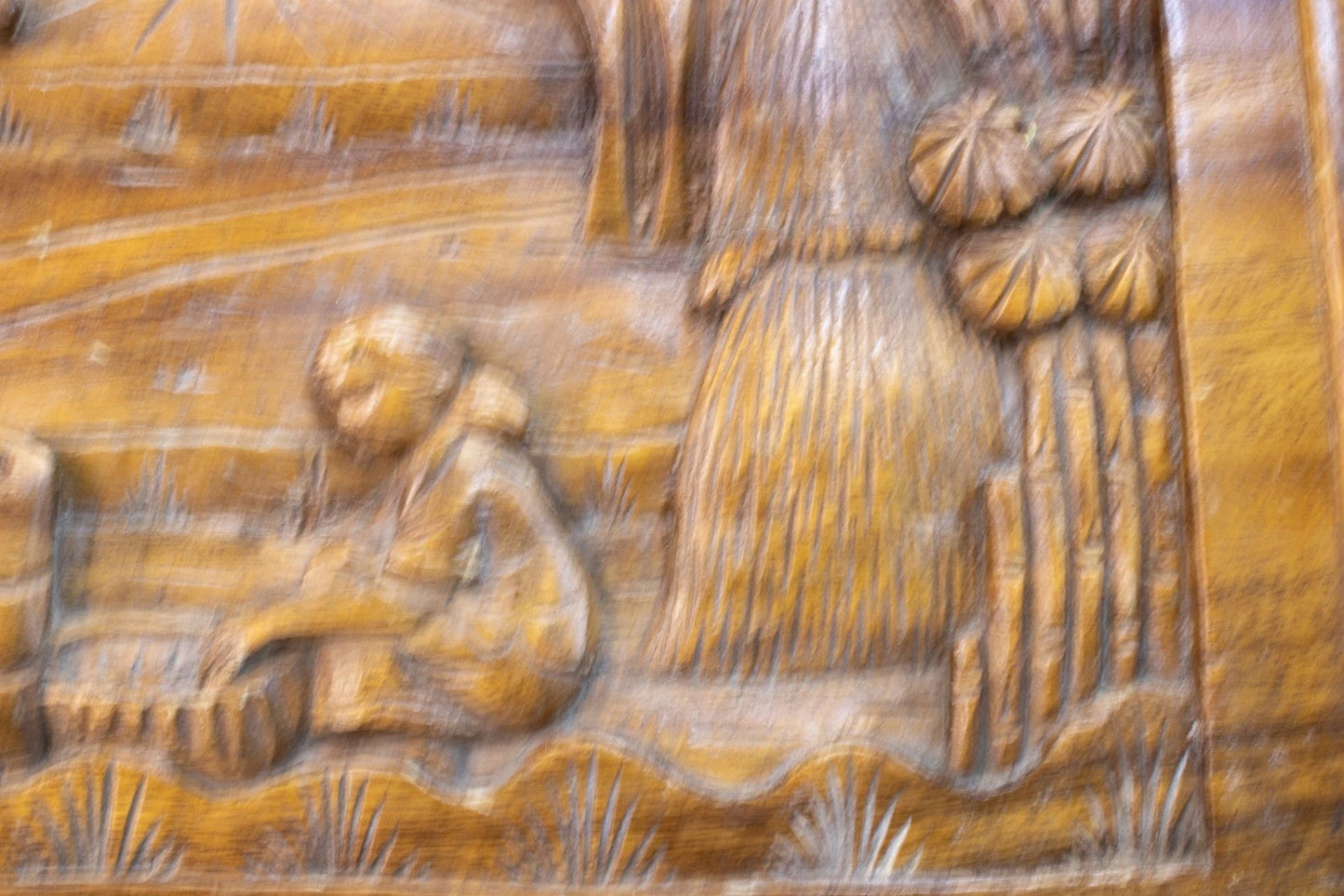 N.C.O. Wives Club Hand-Carved Serving Tray — Clark Air Base, Philippines 🇵🇭 19