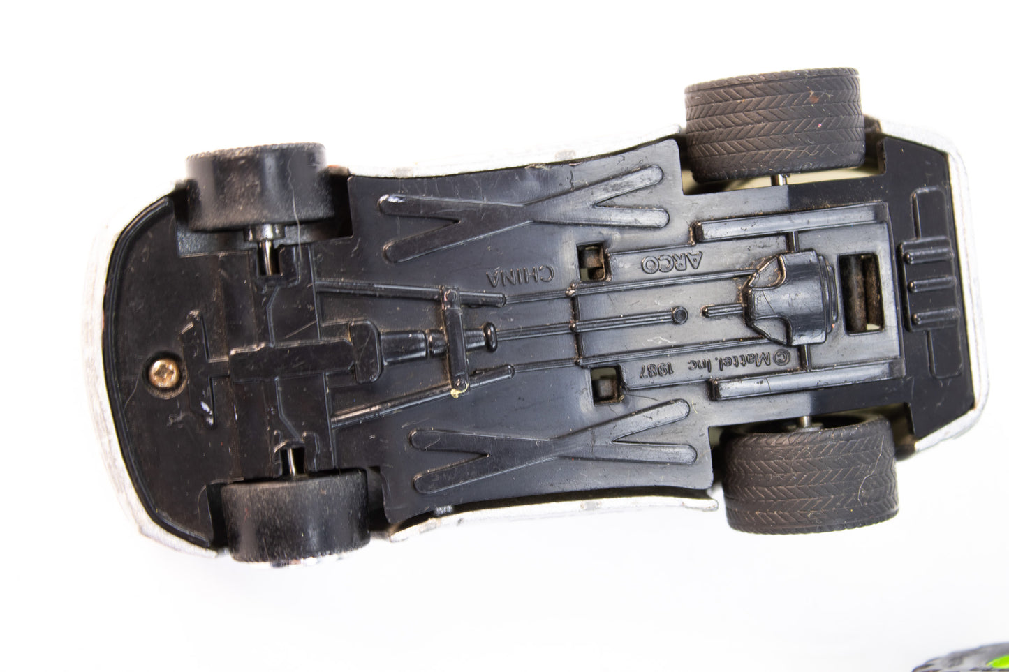 Vintage Die-Cast Toy Car Lot – Monster Truck, Jeep, Delivery Van & Turbo Car