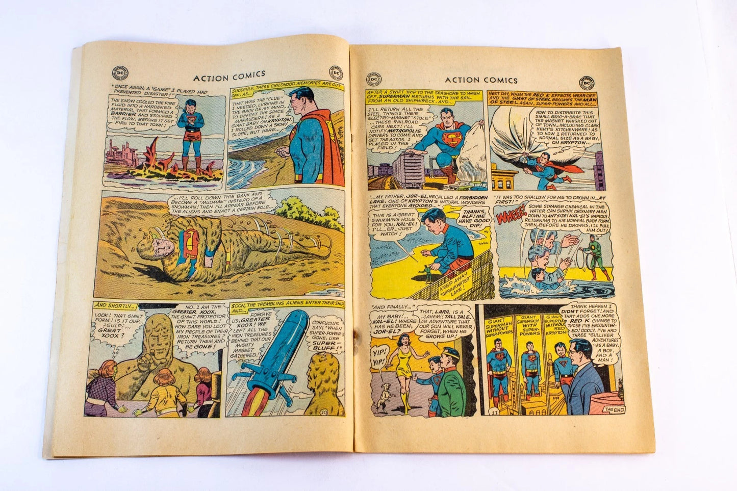 1965 Action Comics #325 – The Skyscraper Superman! – DC Silver Age Comic 12¢